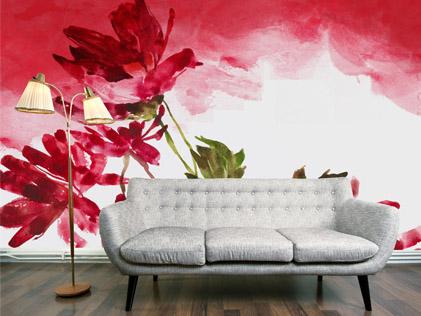 Šarmantní nástěnné květiny